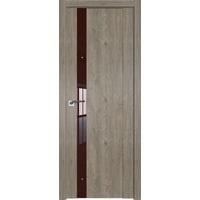Межкомнатная дверь ProfilDoors 62XN L 90x200 (каштан темный/стекло коричневый лак)
