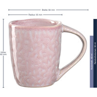 Чашка Leonardo Matera 018577 (розовый)