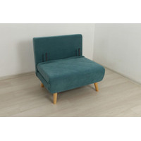 Кресло-кровать DiArt Элли 80 104187 (мятный Antonio mint/бук) в Мозыре