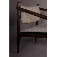 Интерьерное кресло Dutchbone Torrance Lounge (серый/коричневый) в Барановичах