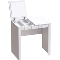 Туалетный столик с зеркалом Мебельград Прованс (бодега белая/платина премиум)