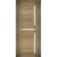 Межкомнатная дверь Юни Амати 18 40x200 (дуб шале-натуральный/матовое стекло)