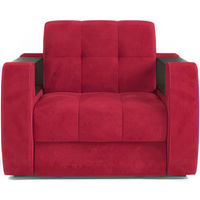 Кресло-кровать Мебель-АРС Барон №3 (микровельвет, красный кордрой)