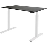 Стол для работы стоя ErgoSmart Electric Desk 1380x800x18 мм (дуб мореный/белый)