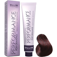 Крем-краска для волос Ollin Professional Performance 5/5 светлый шатен махагоновый