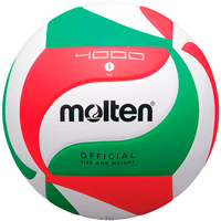 Волейбольный мяч Molten V5M4000-X (5 размер, белый/красный/зеленый)