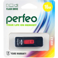 USB Flash Perfeo S05 16GB (черный) [PF-S05B016]