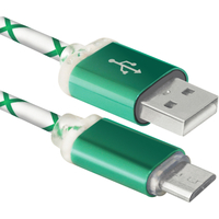 Кабель Defender USB08-03LT (зеленый) [87557]