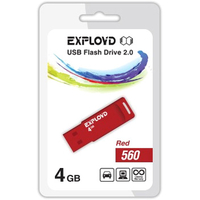 USB Flash Exployd 560 4GB (красный) [EX-4GB-560-Red]