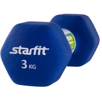Гантель Starfit DB-201 3 кг (голубой)