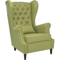 Интерьерное кресло Mebelico Leset Винтаж (светло-зеленый/Melva 33)