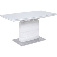 Кухонный стол M-City Alfa 140 (белый)