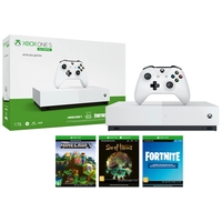 Игровая приставка Microsoft Xbox One S All-Digital Edition 1TB SoT + Minecraft + Fortnite
