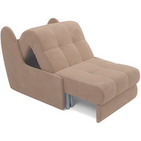 Кресло-кровать Мебель-АРС Барон №2 (велюр, бежевый Luna 061)