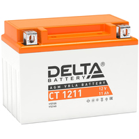 Мотоциклетный аккумулятор Delta CT 1211 (11 А·ч)