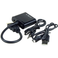 Адаптер USBTOP HDMI – VGA 3.5 jack + питание