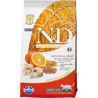 Сухой корм для кошек Farmina N&D Low Grain Cat Codfish & Orange Adult 10 кг
