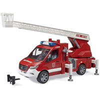 Пожарная машина Bruder MB Sprinter с выдвижной лестницей и помпой 02673