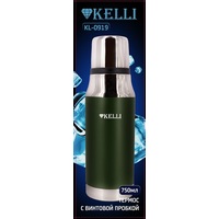 Термос KELLI KL-0919 750мл (зеленый)