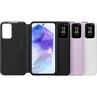 Чехол для телефона Samsung Smart View Wallet Case Galaxy A55 (белый)