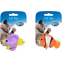 Игрушка для кошек Duvo Plus Рыбка с кошачьей мятой 1717026/DV (цвет в ассортименте)