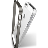 Чехол для телефона Spigen Neo Hybrid Crystal для iPhone SE (Gunmetal) [SGP-041CS20181]
