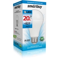 Светодиодная лампочка SmartBuy A65 E27 20 Вт 3000 К SBL-A65-20-30K-E27
