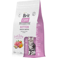 Сухой корм для кошек Brit care Superpremium Kitten с индейкой для котят, беременных и кормящих кошек (здоровый рост) 1.5 кг