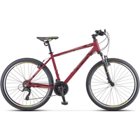 Велосипед Stels Navigator 590 V 26 K010 р.18 2023 (бордовый/салатовый)