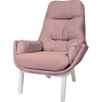 Интерьерное кресло Шелтер-Мебель Бронкс (ножки - цвет белый, цвет ткани - 026)