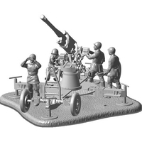 Сборная модель Звезда Советское 85-мм зенитное орудие 