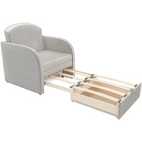 Кресло-кровать Мебель-АРС Малютка (бархат, бежевый Star Velvet 6 Light Beige)