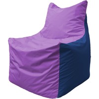 Кресло-мешок Flagman Фокс Ф2.1-105 (сиреневый/синий темный)