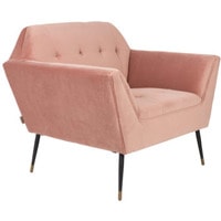 Интерьерное кресло Dutchbone Kate Soft (розовый/черный) в Могилеве