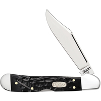 Складной нож Zippo Rough Black Synthetic Mini CopperLock + Zippo 207