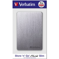 Внешний накопитель Verbatim Store 'n' Go Alu 2TB (серый)