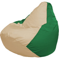 Кресло-мешок Flagman Груша Макси Г2.1-147 (зеленый/бежевый)