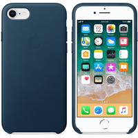 Чехол для телефона Apple Leather Case для iPhone 8 / 7 Cosmos Blue