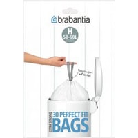Пакеты для мусора Brabantia PerfectFit H 50-60 л 105326 (10 шт, белый)