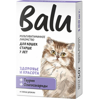 Лакомство для кошек Balu Здоровье и красота для кошек старше 7 лет 50 г (100 таблеток)