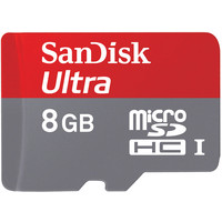 Карта памяти SanDisk Ultra microSDHC UHS-I (Class 10) 8GB (SDSDQUA-008G-U46A)