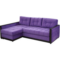 Угловой диван Савлуков-Мебель Жаклин 225x160 (угловой, фиолетовый)