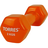 Гантель Torres PL522204 2 кг (оранжевый)