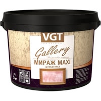 Декоративная штукатурка VGT Gallery Мираж Maxi (1 кг, серебристо-белый)