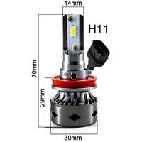 Светодиодная лампа Runoauto A8-mCOB-H11 2шт