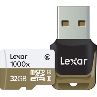 Карта памяти Lexar LSDMI32GCBEU1000R microSDHC 32GB + кардридер