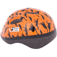 Cпортивный шлем Green Cycle Dino (черный/оранжевый)