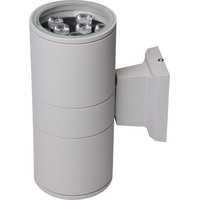 Фасадный светильник JAZZway PWL-245110/24D 2x9w (серый)