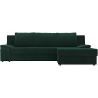Угловой диван Лига диванов Челси 105332 (правый, зеленый)