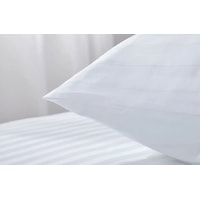 Постельное белье Loon Stripe (2-спальный, наволочки 50х70, белый)